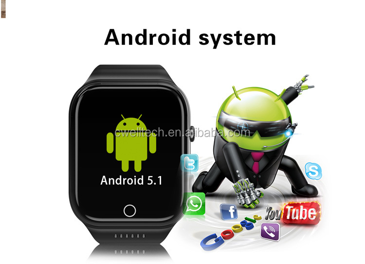 KW88 1.54 inch Single SIM Card WiFi GPS Android Smart Watch Phone for IOS Android System Smart Watch 4G Mobile phone X89