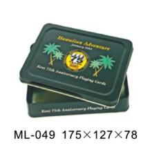 chocolate box, tin box, rectangular tin box