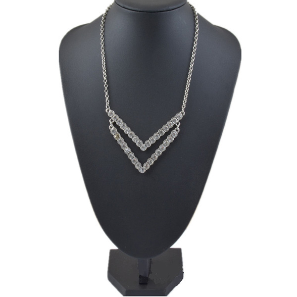 Alloy Rhinestone Necklace