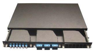 Telecommunications subscriber loop fiber patch panel with 3