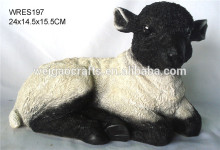 resin material and animal theme polyresin sheep statue