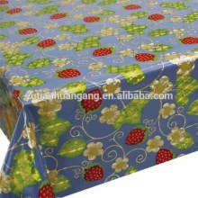 Hot Embossing Technics and Printed Pattern Oblong Table Cloth