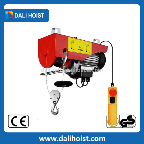PA mini electric hoist/electric winch with trolley