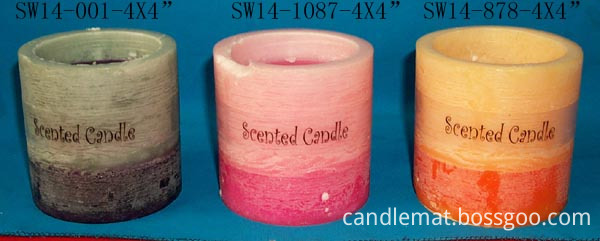 Decorative celebration romantic craft candle