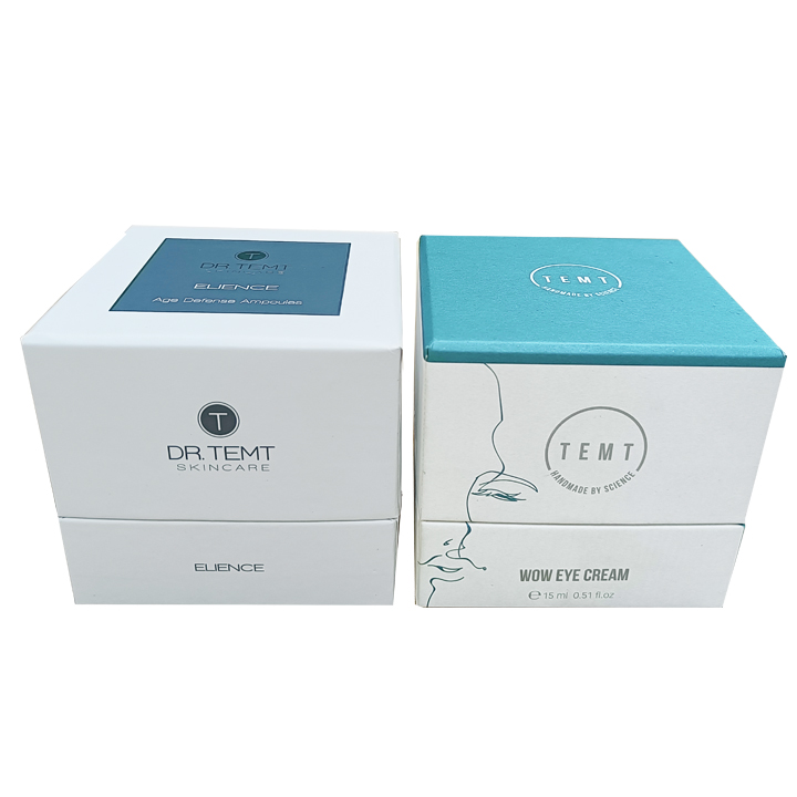 Bevel angle skin care paper box for jars Bevel angle skin care paper box for jars