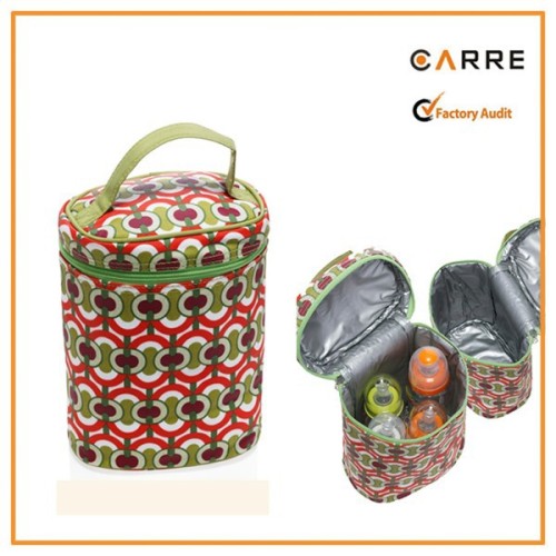 monogram canvas insulated tote 4 bottle cooler baby bottle bag