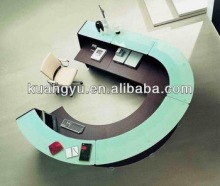 visitor counter,office secretaries,cardboard reception,round reception desk