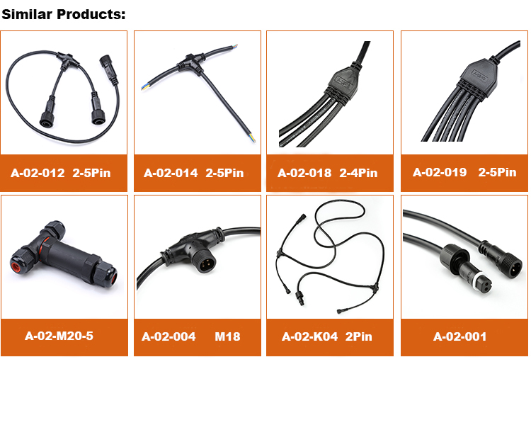 wire connectors T branch 3 ports waterproof connector terminal connectors