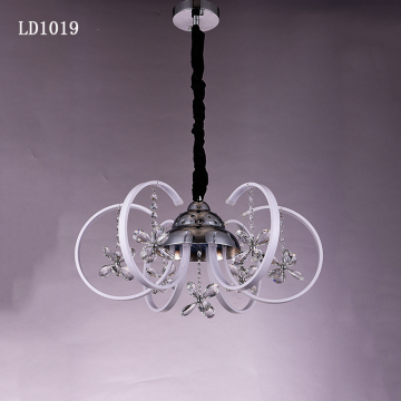 led creative used hotel contemporary silver chandelier