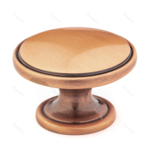 Antique Copper Round Cabinet Knobs