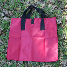 Red Nylon Reusable Handbag