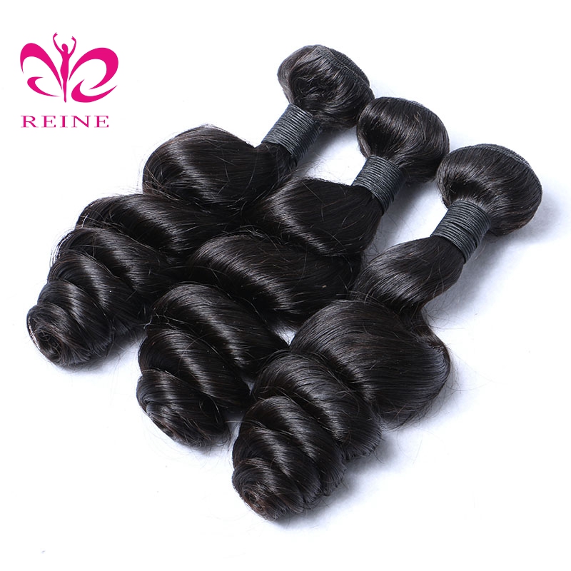 hot sale unprocessed natural peruvian virgin human hair loose wave hair extension bundle deal 3 bundles