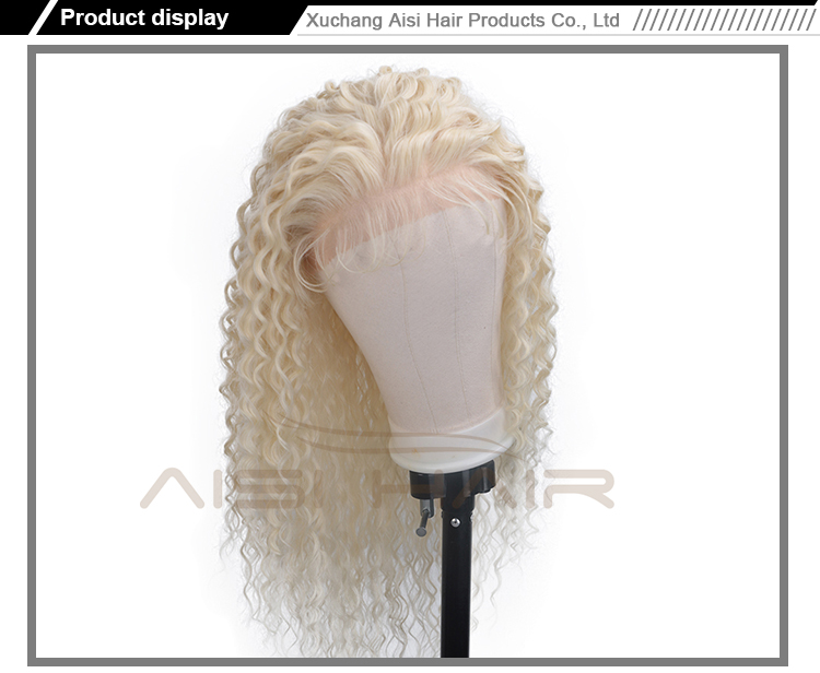 Aisi Hair 13x6 Long Wavy Blonde Wig Afro Kinky Curly Lace Frontal Wig Deep Wave Cosplay Front Lace Hair Wigs For Black Women