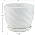 4.7 Inch Cylinder Ceramic Planters