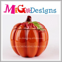 Fashionable Design Pumpkin Jar with Printing