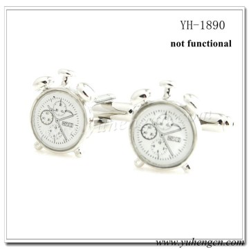 YH-1890 Novelty Hot Selling Clock Cufflinks