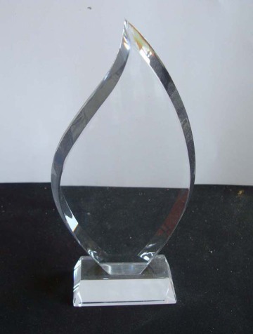 k9 blank crystal trophy award