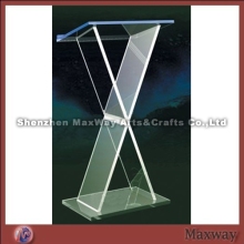X Shape Floor Acrylic Perspex Dais