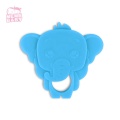 LFGB βαθμού Baby Teether Silicone Elephant Animal Toys Grow Teeth Toy