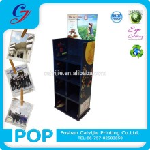 Multifunctions high quality fine pop up cardboard display pocket riser for book mooncake