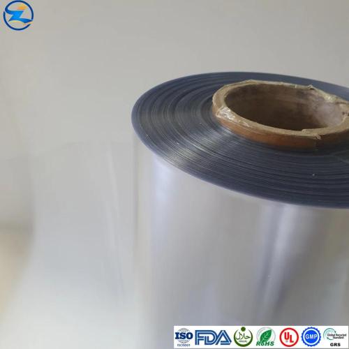 Roll film PVC transparan kaku untuk blister