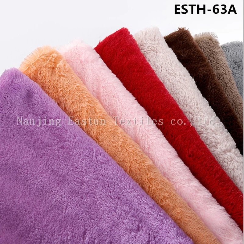 PV Plush/ Polyboa / Tricot Velboa / Warp Knit Boa Esth-43A