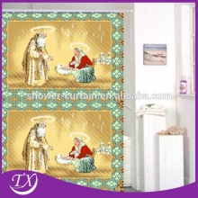 Polyester Fabric Angel And Aura SHOWER CYURTAIN