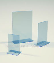(AH-002)Acrylic Menu Holder, Sign Holder, Slanted Acrylic Sign Holder