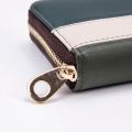 PU Material Green Ladies Wallet