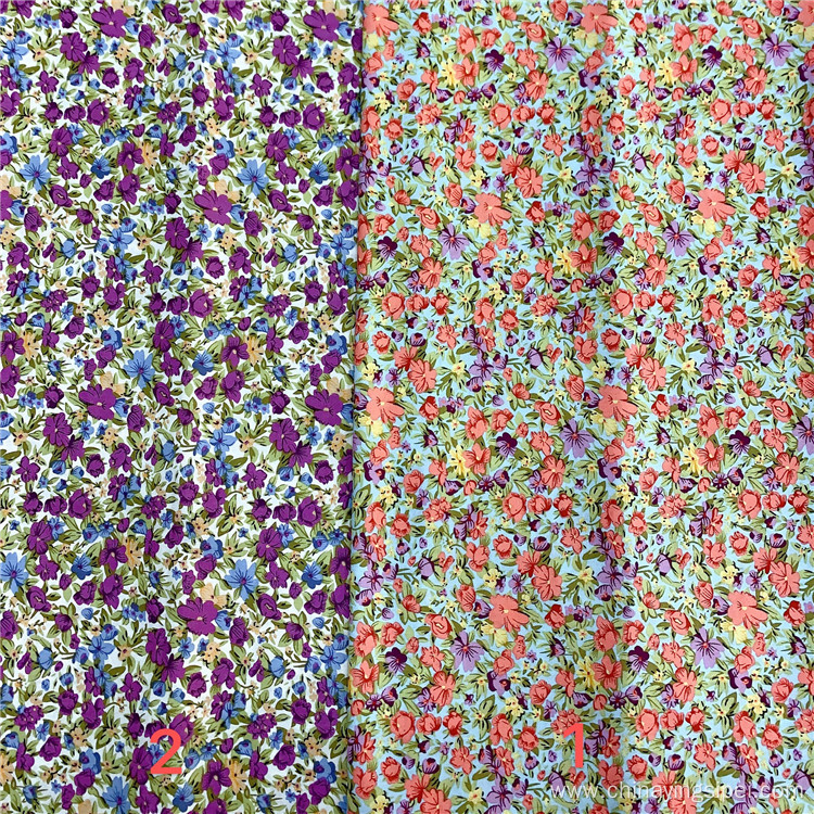 Wholesale Printed Woven Floral Cotton Fabric For Baby