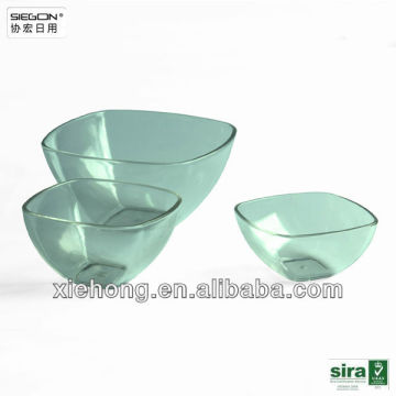 acrylic fruit and salad bowl plastic salad bowl