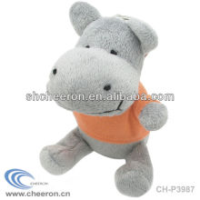 Child toy lovely plush hippo