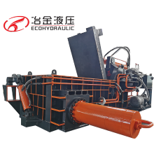 Aluminium Iron Steel Metal Scraps Turn-Out Baling Machine