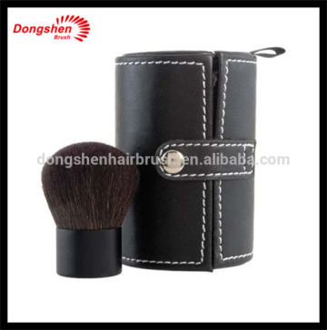 kabuki brush,black handle kabuki brush, kabuki brush with holder