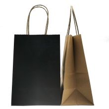 Kraft Paper Shopping Bags with Handles - Bulk Order for Boutiques & Small Businesses