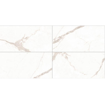 large white marble tiles laying tile in bathroom