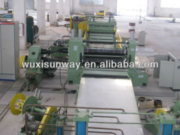 Steel strip slitting line