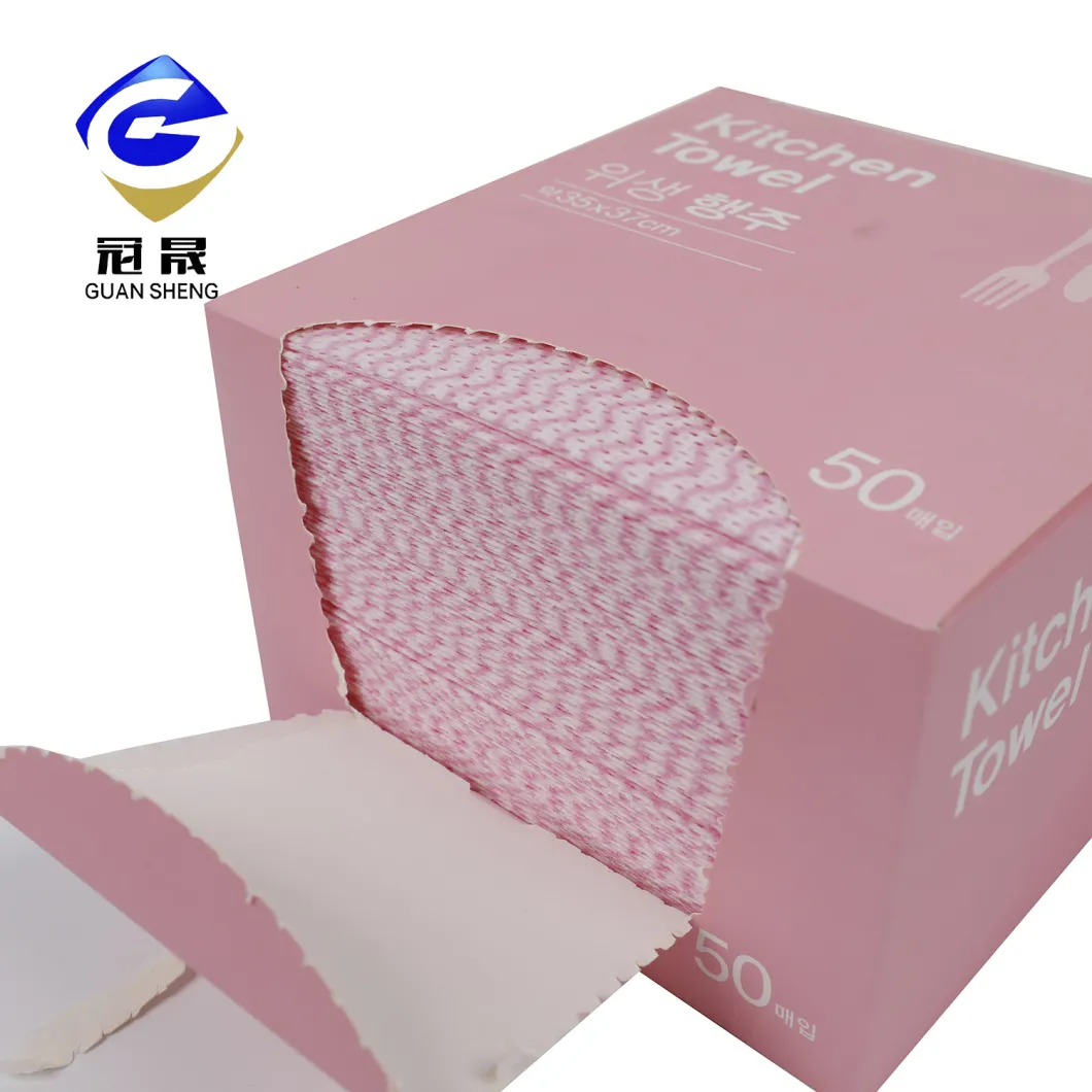 Made in China Spunlace Nonwoven Factory High Quality Dry Wipes Kitchen Cleaning Wipes