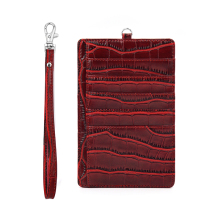 Ysure leather jersey back clip credit card holder