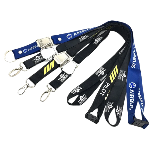 Flugzeug Sicherheitsgurt Schnalle Lanyard Airline Schnalle Schlüsselkette