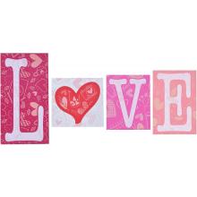 Love Blocks de madeira Sinais de amor