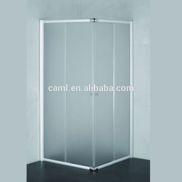 Simple and cheap sliding door shower room sliding shower glass door accessories compact shower cabin