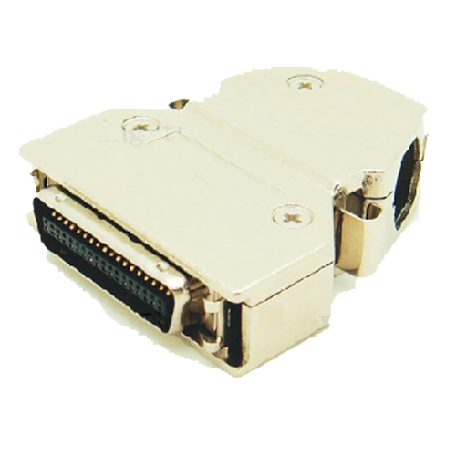 1.27mm Series Shielded Backshell Kits 36P Angled Exit With Spring Latchs