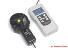 Portable Handheld Anemometer Digital For Air Velocity , Hig