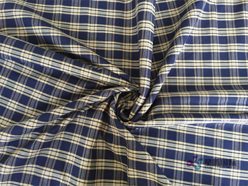 Plain Cotton Check shirting Fabric