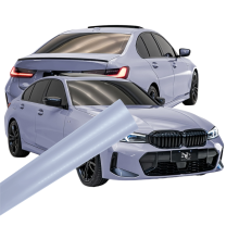 Liquid Metal Dream Blue Car Wrap