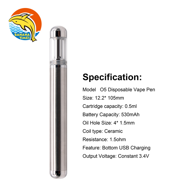 Canada hot sale oil pen vaporizer empty rechargeable usb charging cbd vape pen 1ml