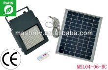 Solar flood light with high efficient power led and remot control