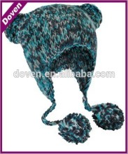 Knitted hat with ear-flaps