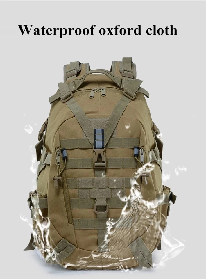 25L 3p Tactical Backpack Military Style Rucksack Travel Camping Hiking Bags for Outdoor